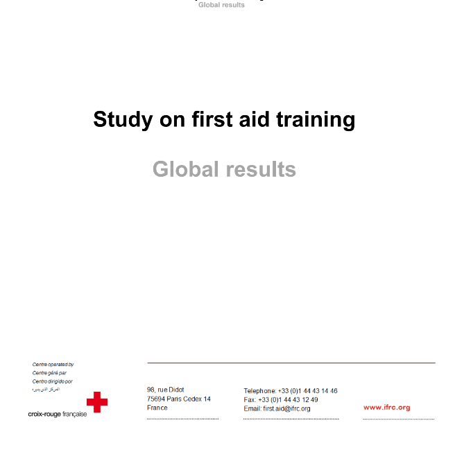 Global Analysis: First aid education