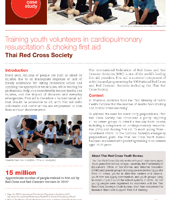 Case study – Thai Red Cross