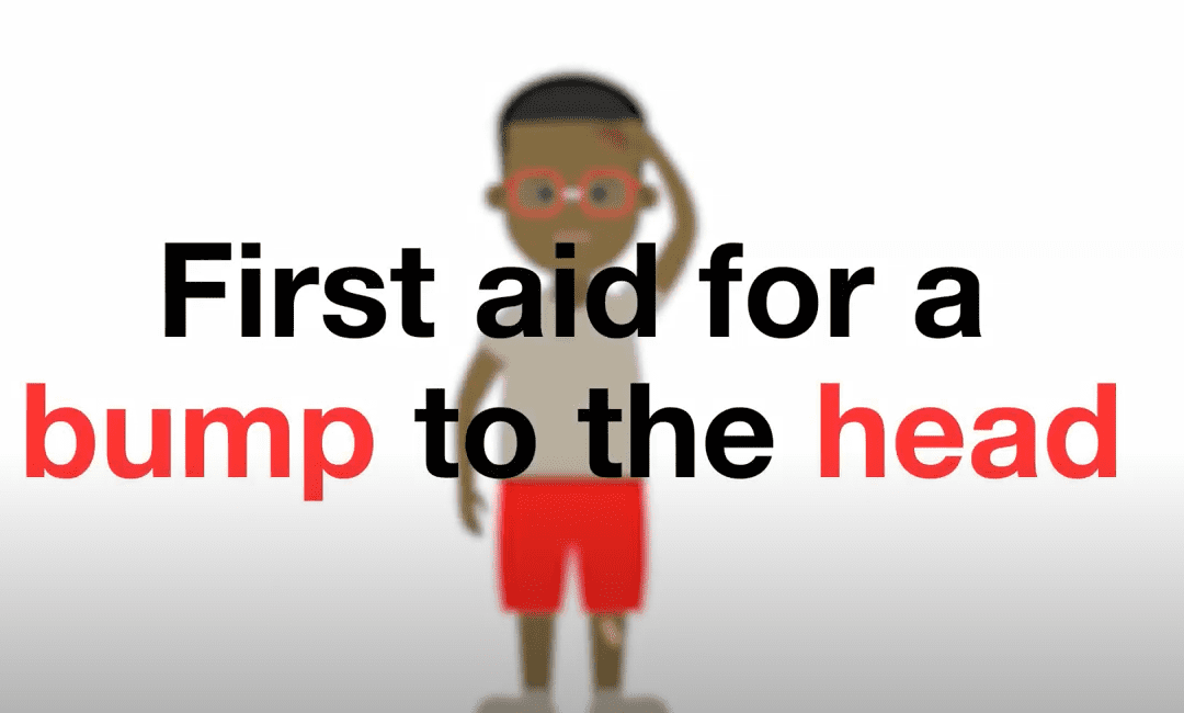 First aid for a bump to the head (for children)