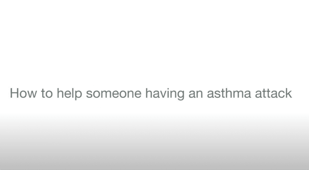 Video: Asthma attack & children