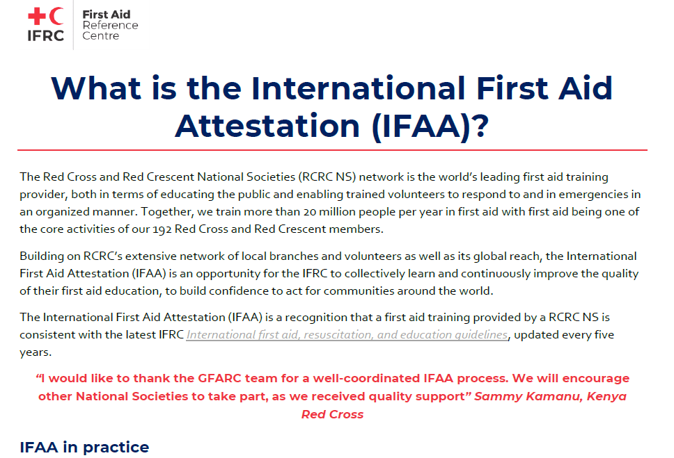 International First Aid Attestation 2-pager (external)