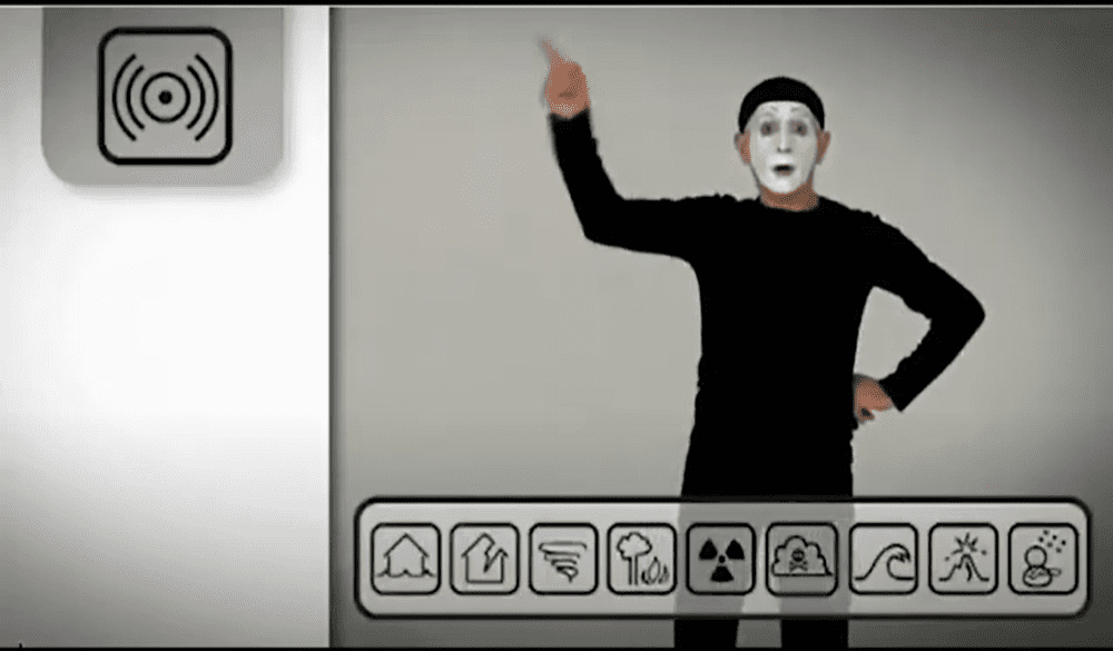 Mime first aid – Warning signs
