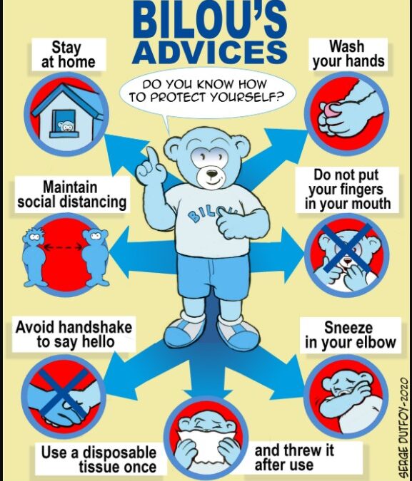 Beary Covid-19 Prevention Poster