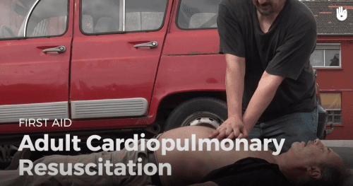 First aid: CPR on an adult