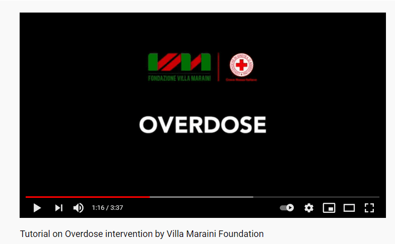 Tutorial on Overdose intervention by Villa Maraini Foundation