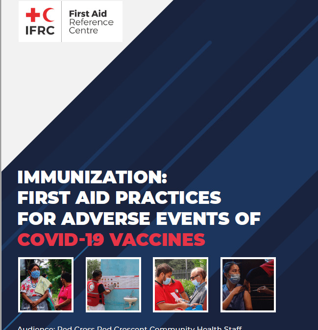 First aid practices for adverse events of Covid-19 vaccines