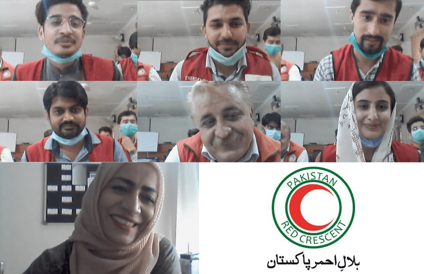 Pakistan first aid team