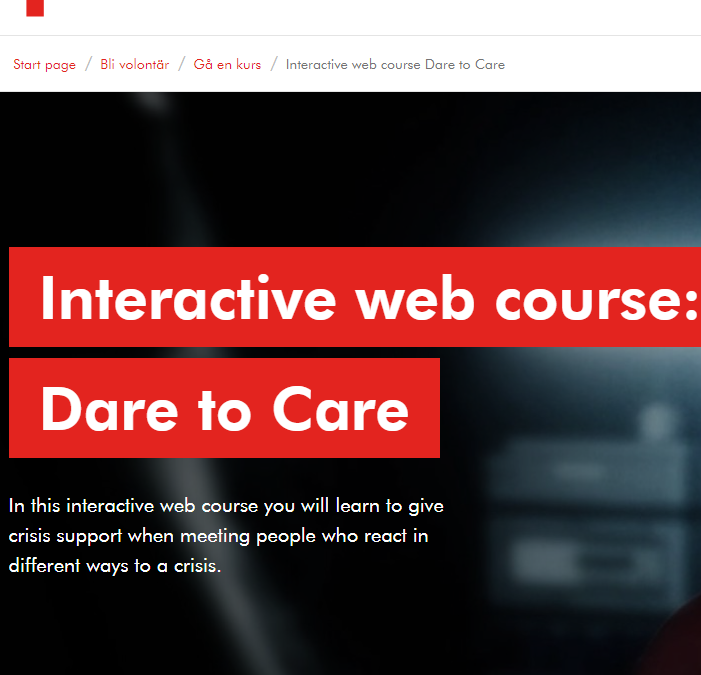 Dare to care web course