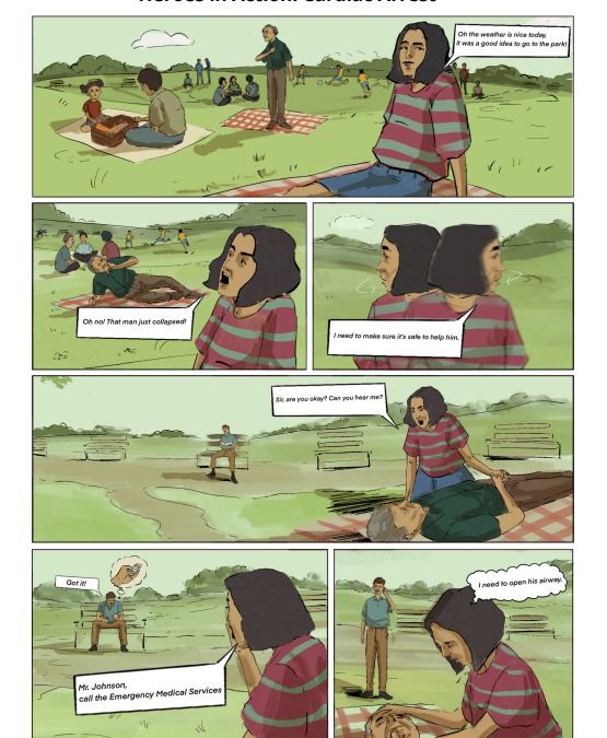 First Aid Comic on CPR