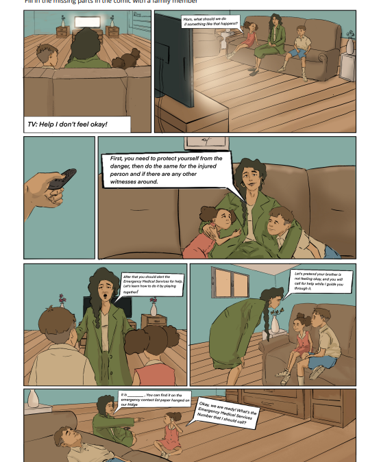 First Aid Comic on  Alert